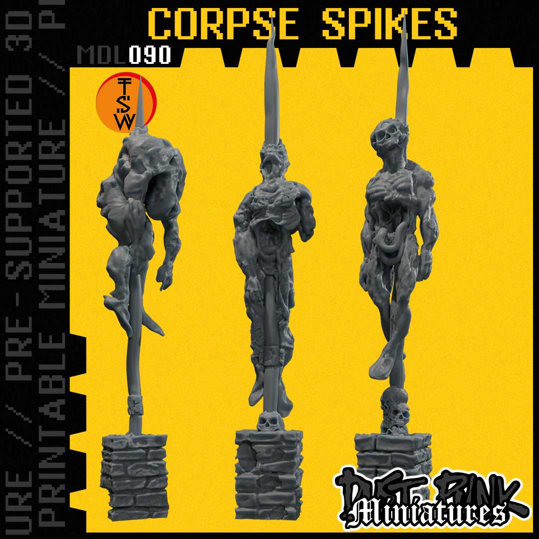 MDL090 CORPSE SPIKES [PRE-SUPPORTED]